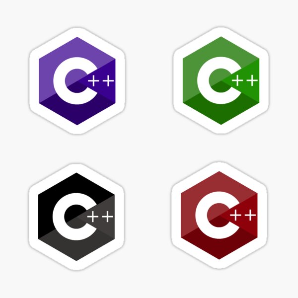 c ++ color set Sticker