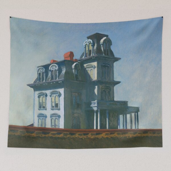 Artikelvorschau, The House by the Railroad by Edward Hopper - Vintage Art entworfen und verkauft von RickE.