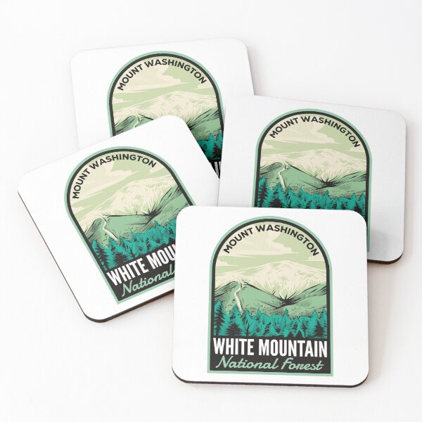 Aperçu de l'œuvre Forêt nationale de White Mountain Mont Washington Vintage créée et vendue par halpindesignco.
