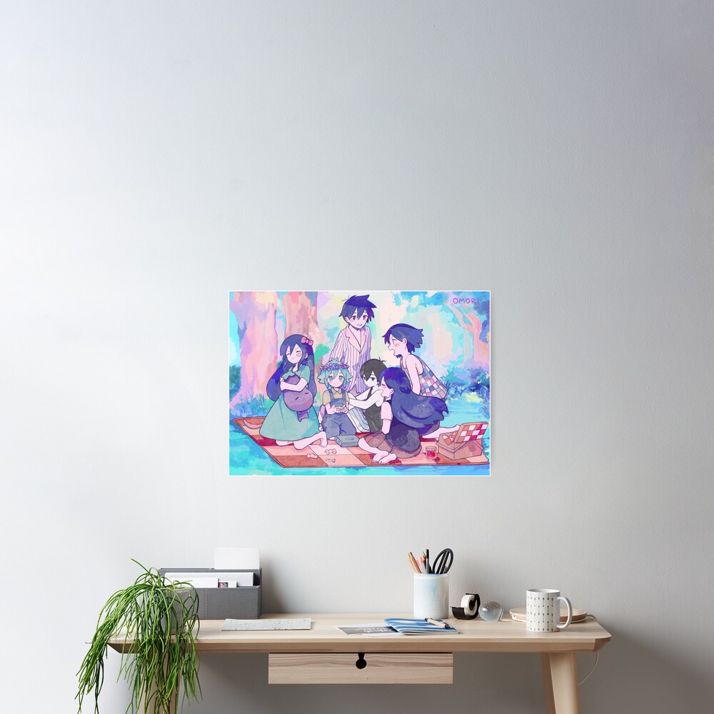 Omori Blanket - Omori sprites x 4 Throw Blanket RB1808