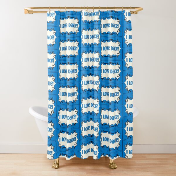 Item preview, Blue "I Love Dance!" Label designed and sold by Dream Big! by E. H..