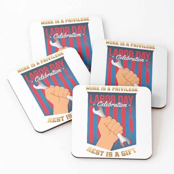 Item preview, WORK IS A PRIVILEGE REST IS A GIFT LABOR DAY LABOUR WORKER'S DAY OFF designed and sold by lukas69graphic.