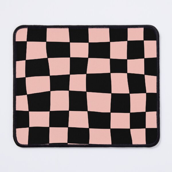 Item preview, Hand Drawn Checkerboard Pattern (pink/black) designed and sold by Design Minds Boutique.