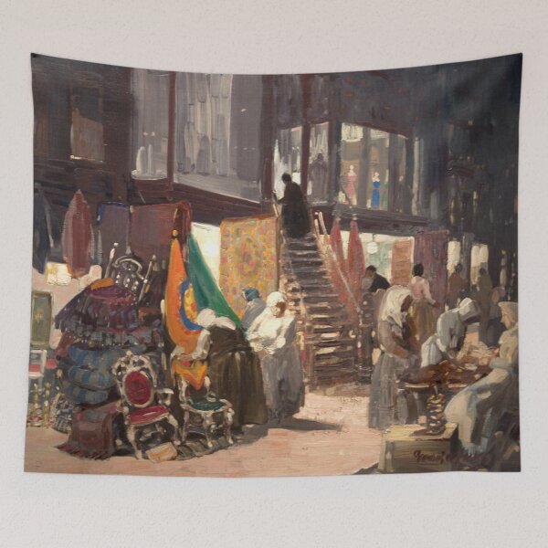 Item preview, Allen Street by George Luks - Vintage Art designed and sold by RickE.
