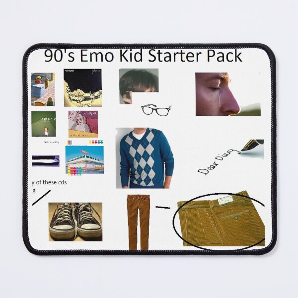 Item preview, 90's Emo Kid Starter Pack designed and sold by Greg Heffley.
