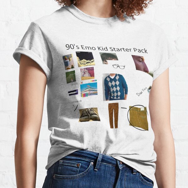 90's Emo Kid Starter Pack Classic T-Shirt