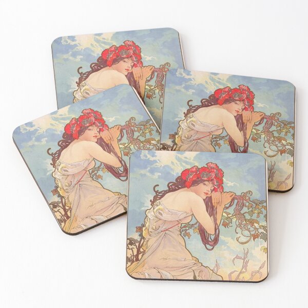Item preview, Fall Spirit by Alphonse Mucha  designed and sold by ArtHistoryLover.