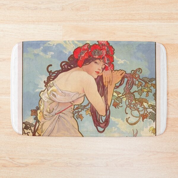 Item preview, Fall Spirit by Alphonse Mucha  designed and sold by ArtHistoryLover.