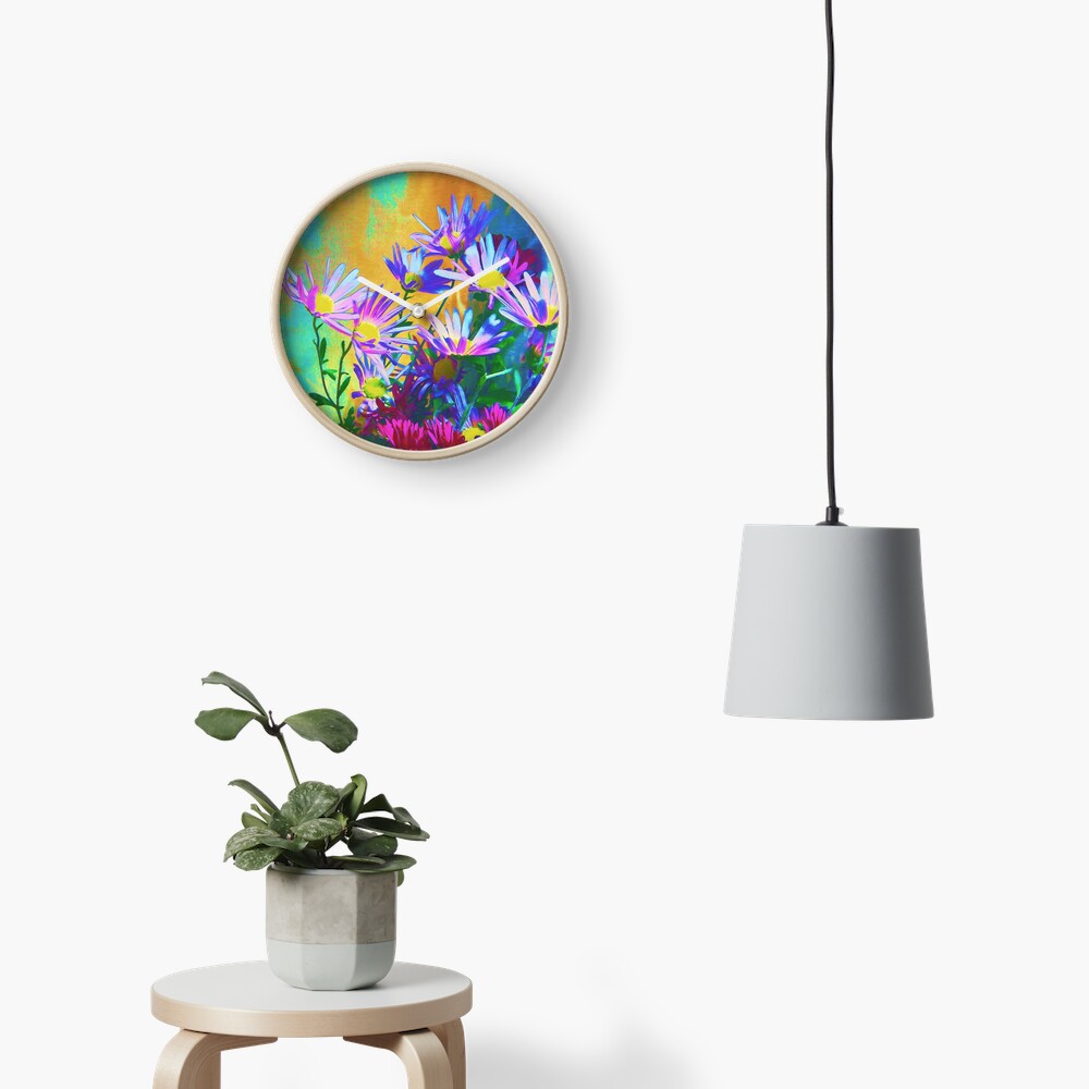 Flowers bloom Clock