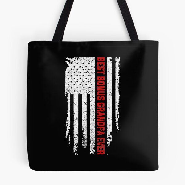 Item preview, Best Bonus Grandpa Ever American USA Flag Fathers Day Gift T-Shirt designed and sold by frozendealer996.