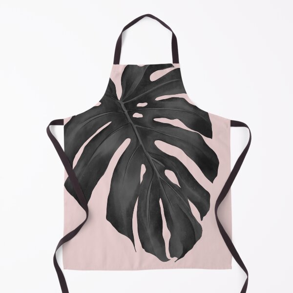 Item preview, Pink Black and White Monstera Leaf Tropical Dark designed and sold by Tropical Arts.