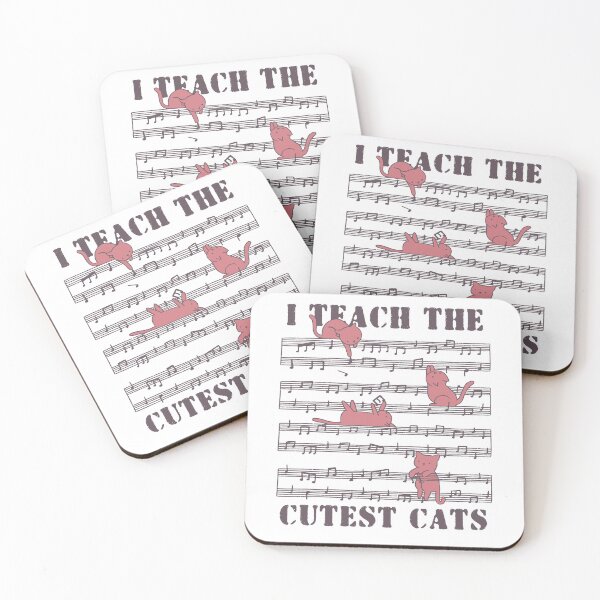 Item preview, Music Teacher Cute Sheet Music Cats designed and sold by MrEddie10.