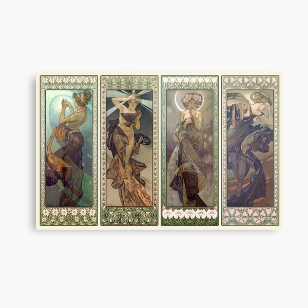 Item preview, The Moon and the Stars Alphonse Mucha Original Frames designed and sold by RedCapeTales.