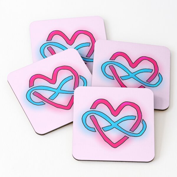 Item preview, Glowing Poly Heart Symbol designed and sold by luckyboyart.