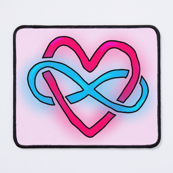 Item preview, Glowing Poly Heart Symbol designed and sold by luckyboyart.