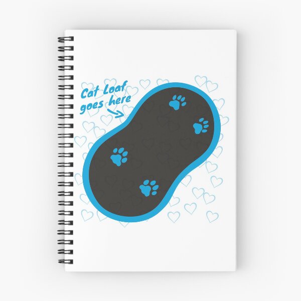 Item preview, Cat Loaf Goes Here (Blue) designed and sold by CreatureCorp.