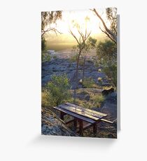 picnic location Greeting Card