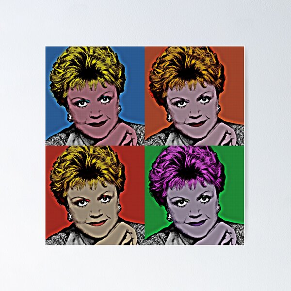 Vista previa del artículo con la obra «Jessica Fletcher en litografía estilo Pop Art», diseñado y vendido por OnlyPopArt.