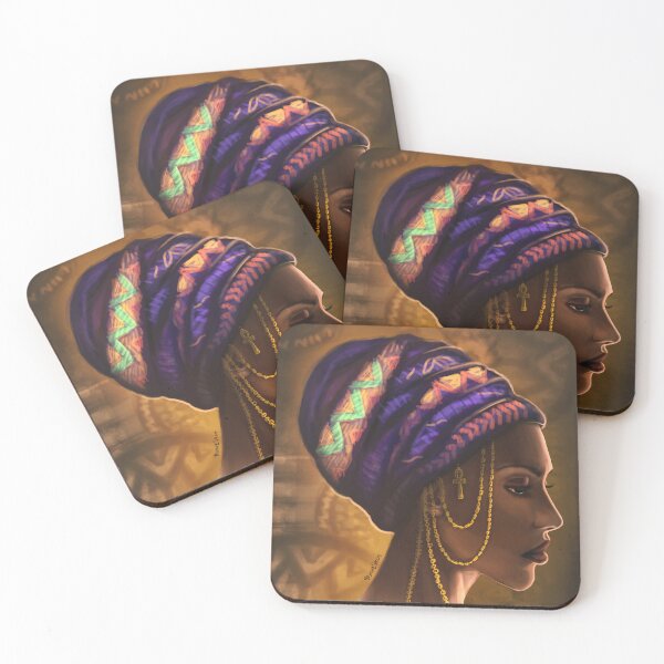 Item preview, Nubian Girl Painting designed and sold by yazsalem.
