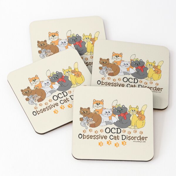 Item preview, OCD Obsessive Cat Disorder Saying designed and sold by ironydesigns.