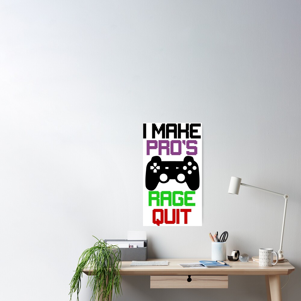 i make noobs rage quit Art Board Print by FersArts