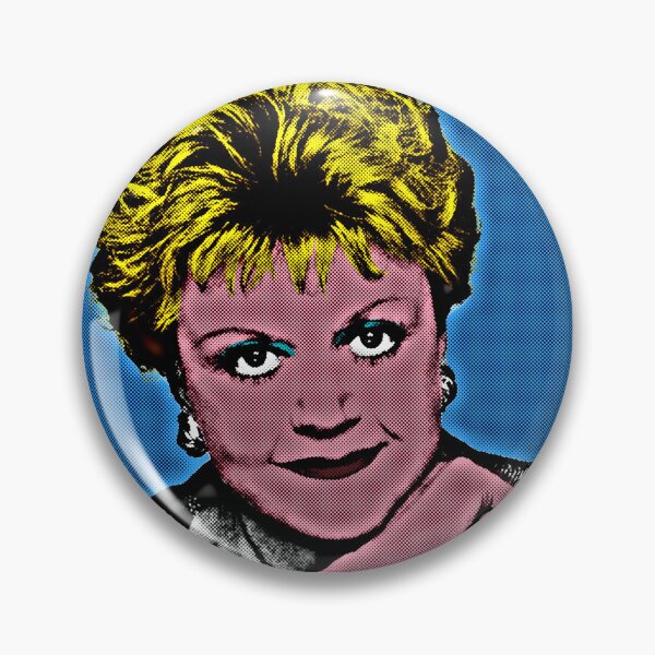 Item preview, Jessica Fletcher in Pop Art Style Lithography (Bue Background) designed and sold by OnlyPopArt.