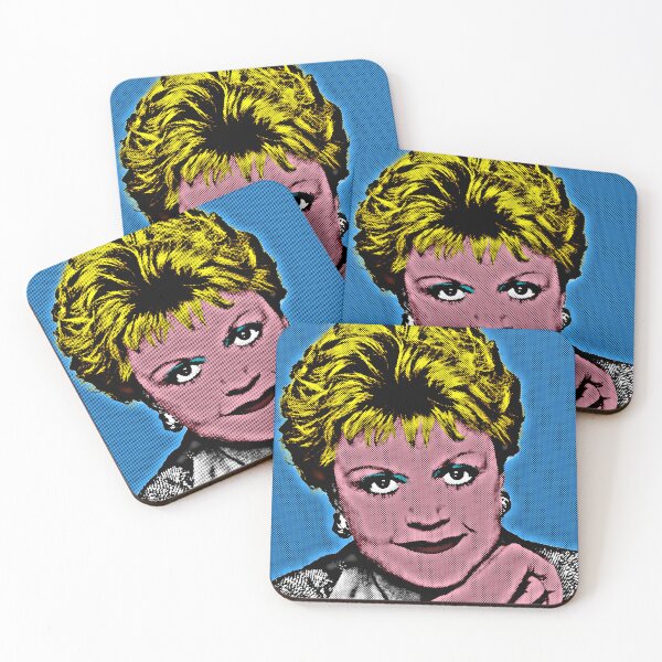 Item preview, Jessica Fletcher in Pop Art Style Lithography (Bue Background) designed and sold by OnlyPopArt.