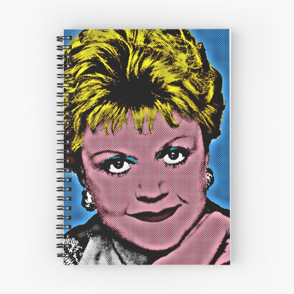 Item preview, Jessica Fletcher in Pop Art Style Lithography (Bue Background) designed and sold by OnlyPopArt.