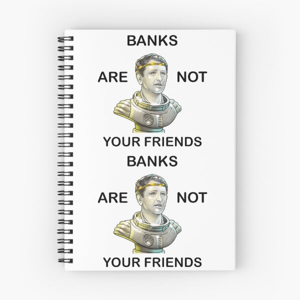 Item preview, Alex Mashinsky Celsius Network CEO - Banks Are Not Your Friends! Active T-Shirt designed and sold by BridgeofArt.