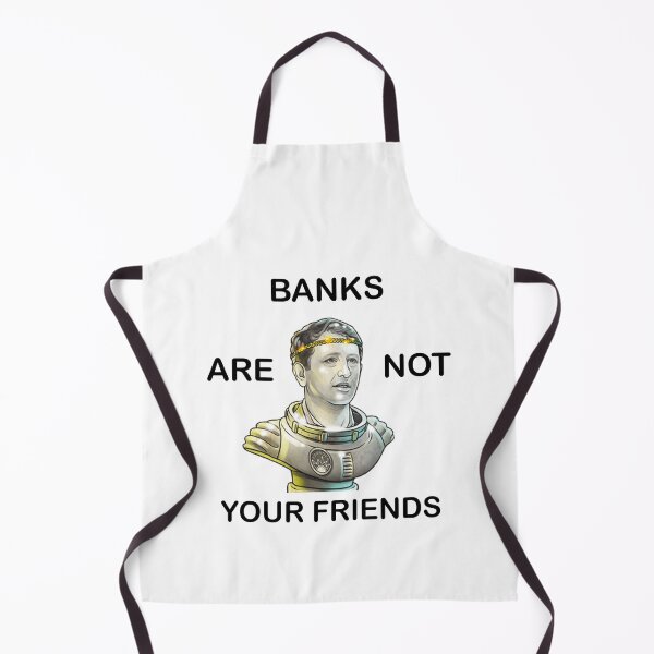 Item preview, Alex Mashinsky Celsius Network CEO - Banks Are Not Your Friends! Active T-Shirt designed and sold by BridgeofArt.