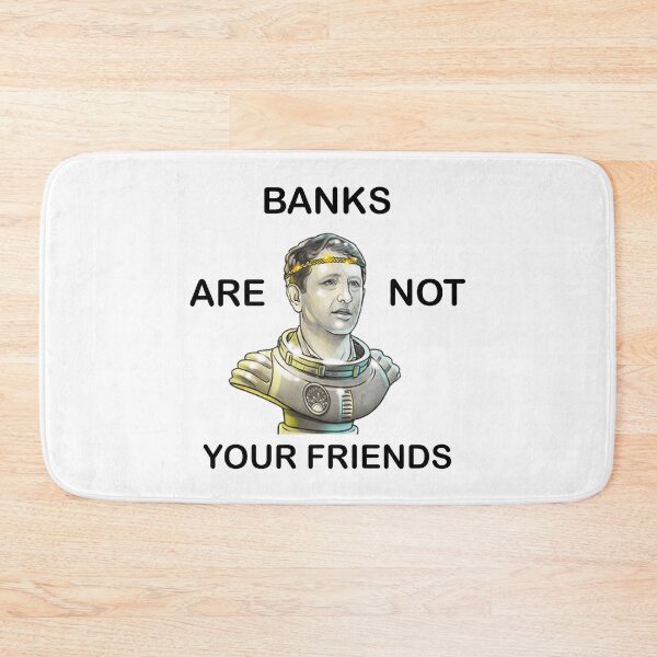 Item preview, Alex Mashinsky Celsius Network CEO - Banks Are Not Your Friends! Active T-Shirt designed and sold by BridgeofArt.