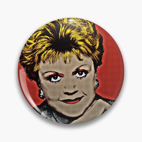 Item preview, Jessica Fletcher in Pop Art Style Lithography (Red Background) designed and sold by OnlyPopArt.