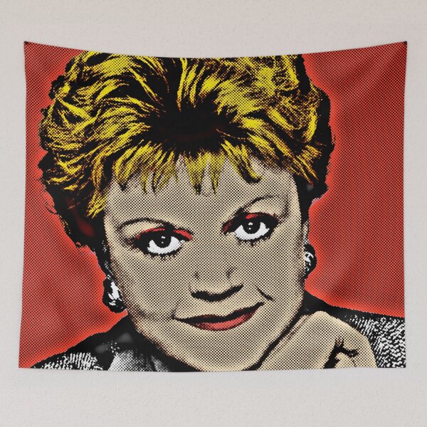 Item preview, Jessica Fletcher in Pop Art Style Lithography (Red Background) designed and sold by OnlyPopArt.