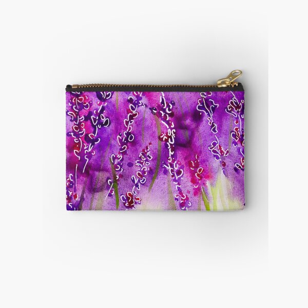 Item preview, Lavender field floral linework with watercolour designed and sold by Chantellearts.