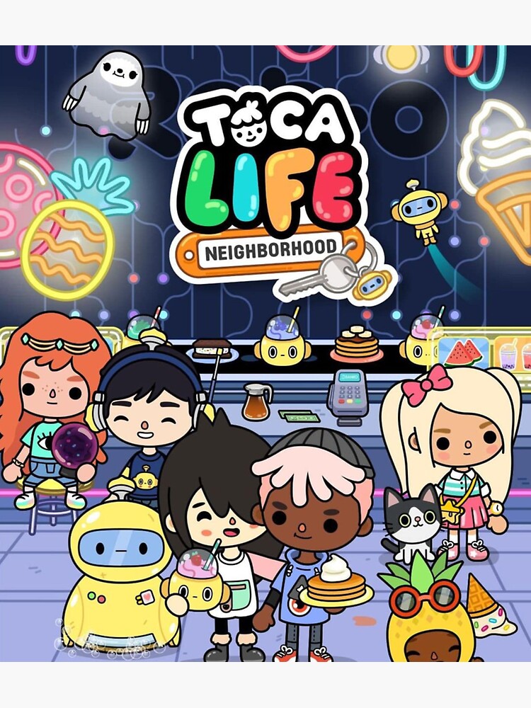 toca boca , toca life characters cute Sticker for Sale by ducany