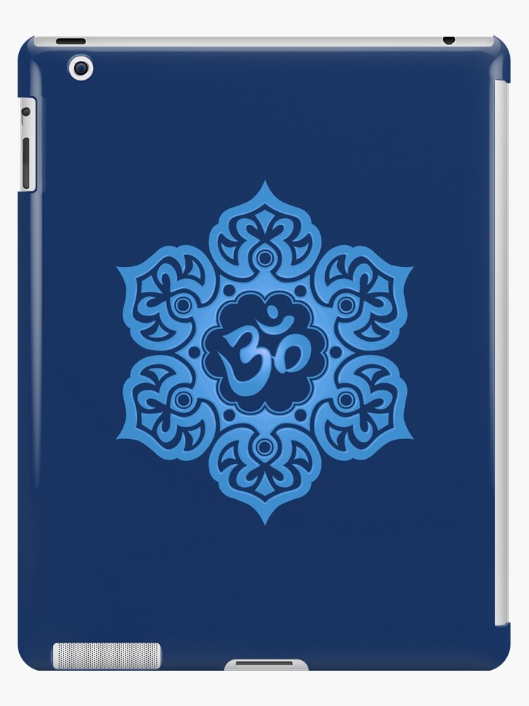 Blue Lotus Flower Yoga Om iPad Case & Skin for Sale by jeff