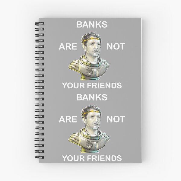 Item preview,  Alex Mashinsky Celsius Network CEO - Banks Are Not Your Friends! Active T-Shirt designed and sold by BridgeofArt.