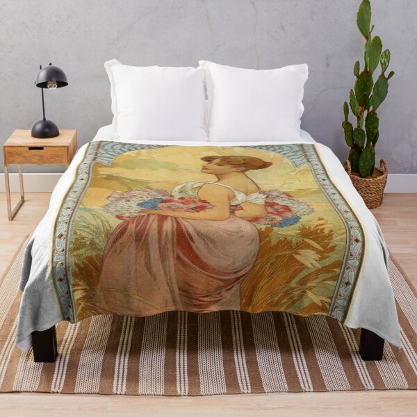 Item preview, Summer By Mucha designed and sold by ArtHistoryLover.