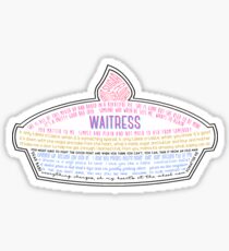 Kellnerin Pie Sticker