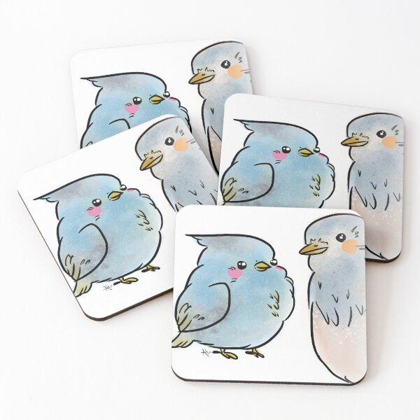 Item preview, Impossibly Cute Pudgy BIrds designed and sold by medazzadoll.