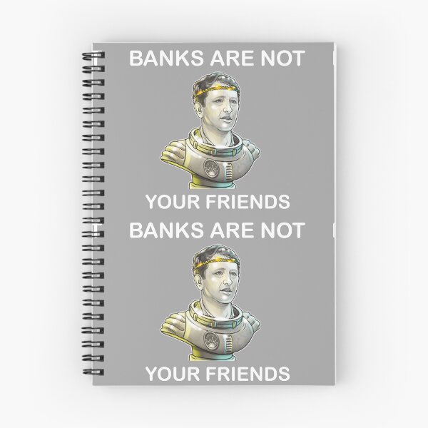 Item preview, Alex Mashinsky Celsius Network CEO - Banks Are Not Your Friends! Active T-Shirt designed and sold by BridgeofArt.