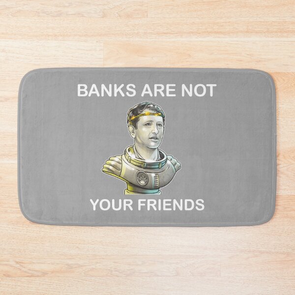 Item preview, Alex Mashinsky Celsius Network CEO - Banks Are Not Your Friends! Active T-Shirt designed and sold by BridgeofArt.