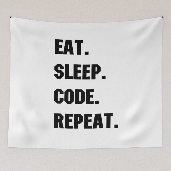 Item preview, eat sleep designed and sold by T-Shirt-Online.