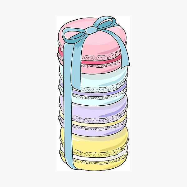 Macarons present. Photographic Print
