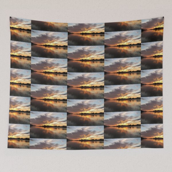 Item preview, Ohio River Orange Sunset designed and sold by CarynKeller.