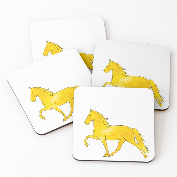 Item preview, Whirly Walking Horse Yellow designed and sold by theaadesigns.