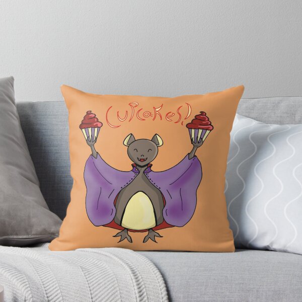 Item preview, Happy Vampire Bat With Cupcakes designed and sold by MutedCarbon.