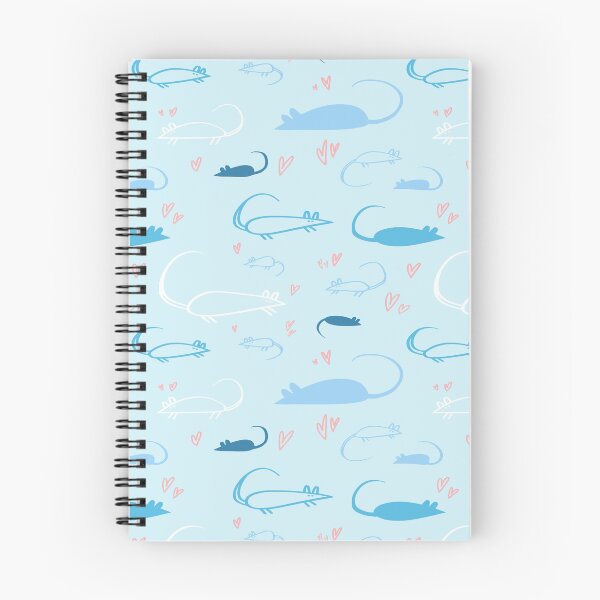 Item preview, Naive rat pattern lightblue designed and sold by Anaïs Chesnoy.