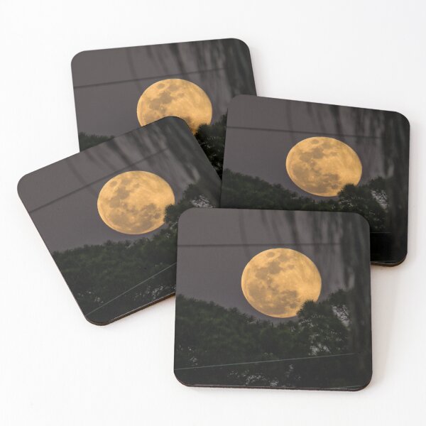 Item preview, Full moon above the trees designed and sold by Zina Stromberg.
