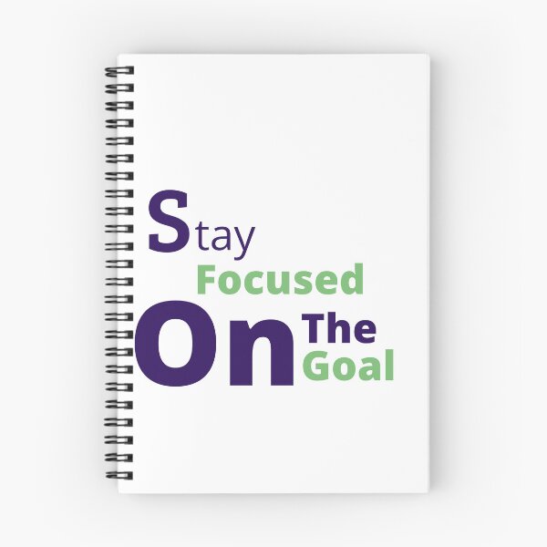 Item preview, Stay focused on the goal art designed and sold by Nihashop.